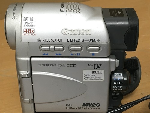 Canon mv20 minidv - canon, videocamera
