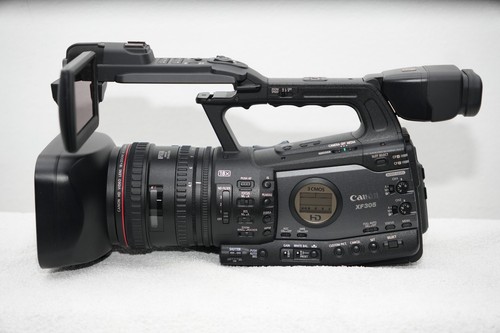 Canon xf305 videocamera - a,