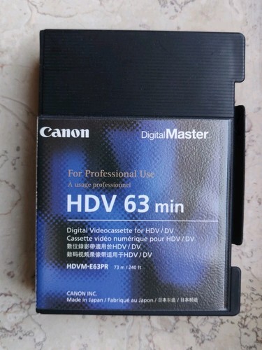 Canon hdv cassetta - hdv, 63